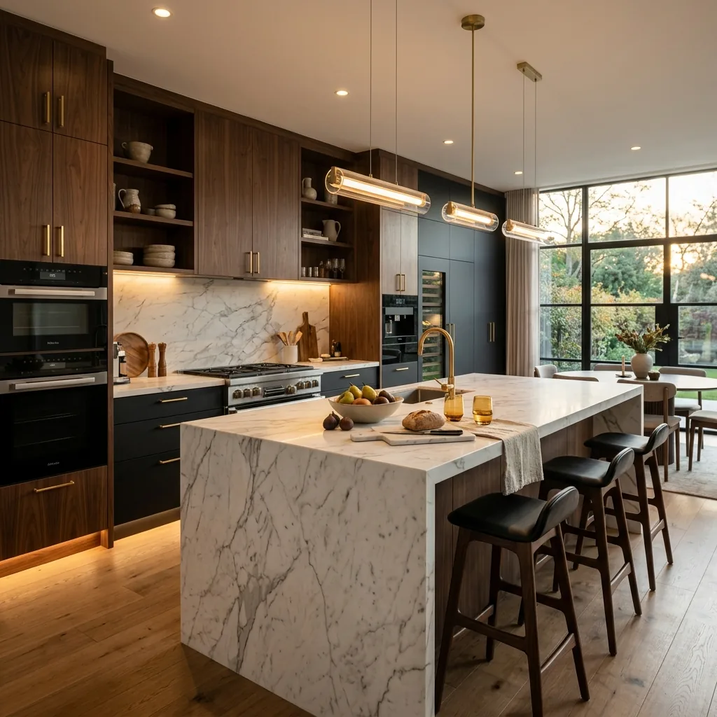 Custom handcrafted kitchen cabinets in Hiawassee and Blue Ridge, GA by Firm Foundation Cabinets